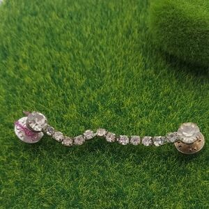 Crystal Lapel Pin Antique B449